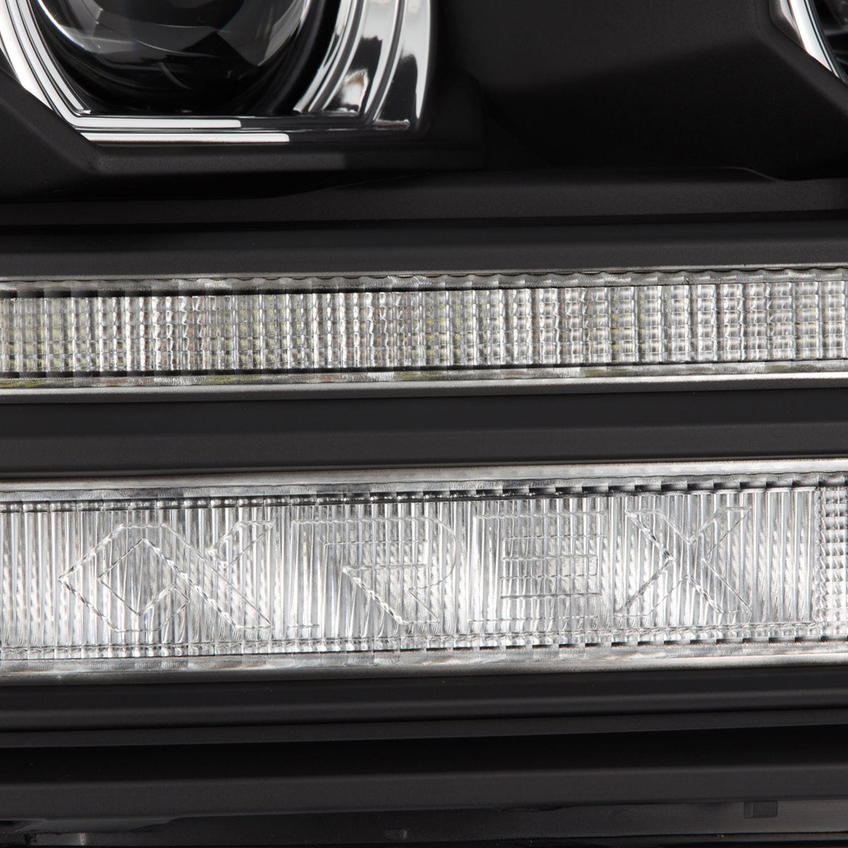 AlphaRex MK II PRO-Series Halogen Projector Headlights (5th Gen 2500 Style) for Ram 1500 / Ram 2500/3500 - Black