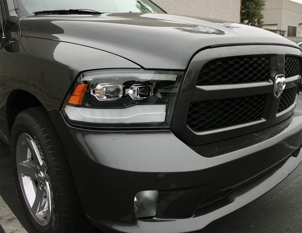 AlphaRex MK II PRO-Series Halogen Projector Headlights for Ram 1500 / Ram 2500/3500 - Black