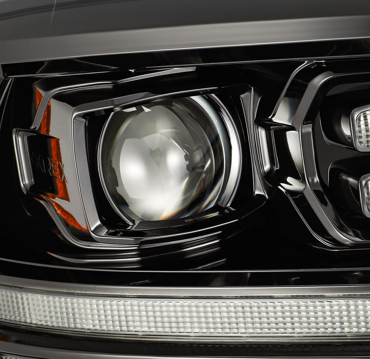 AlphaRex PRO-Series Projector Headlights (5th Gen 2500 Style) for Ram 1500 / Ram 2500/3500 - Alpha-Black