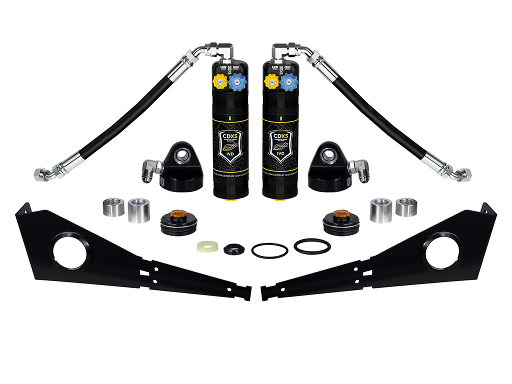ICON coilover CDXS reservoir upgrade kit for Toyota Tacoma, FJ Cruiser, 4Runner and Lexus GX