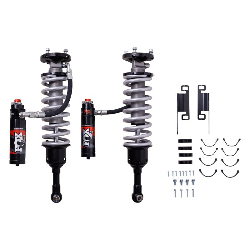 FOX 2.5 Performance Elite Front Reservoir Coilovers, DSC EVO (1-3 in. Lift), fits Toyota Tacoma