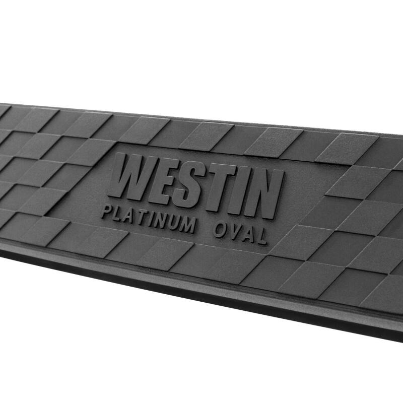 Westin Platinum 4 Oval Nerf Step Bars, fits Chevy Silverado 1500