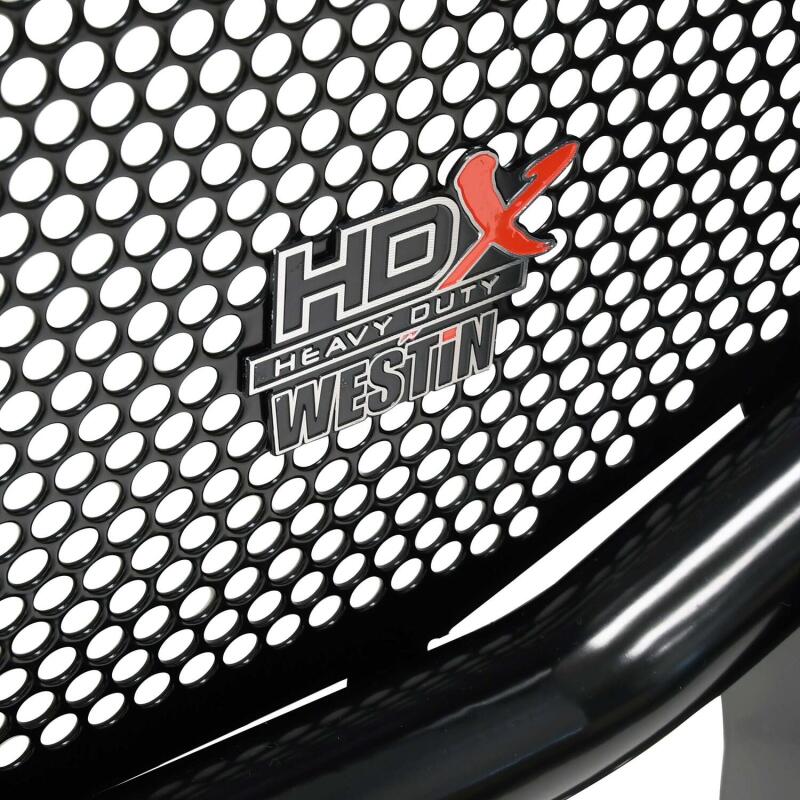 Westin HDX Grille Guard, One-Piece, Black, fits Toyota Tundra