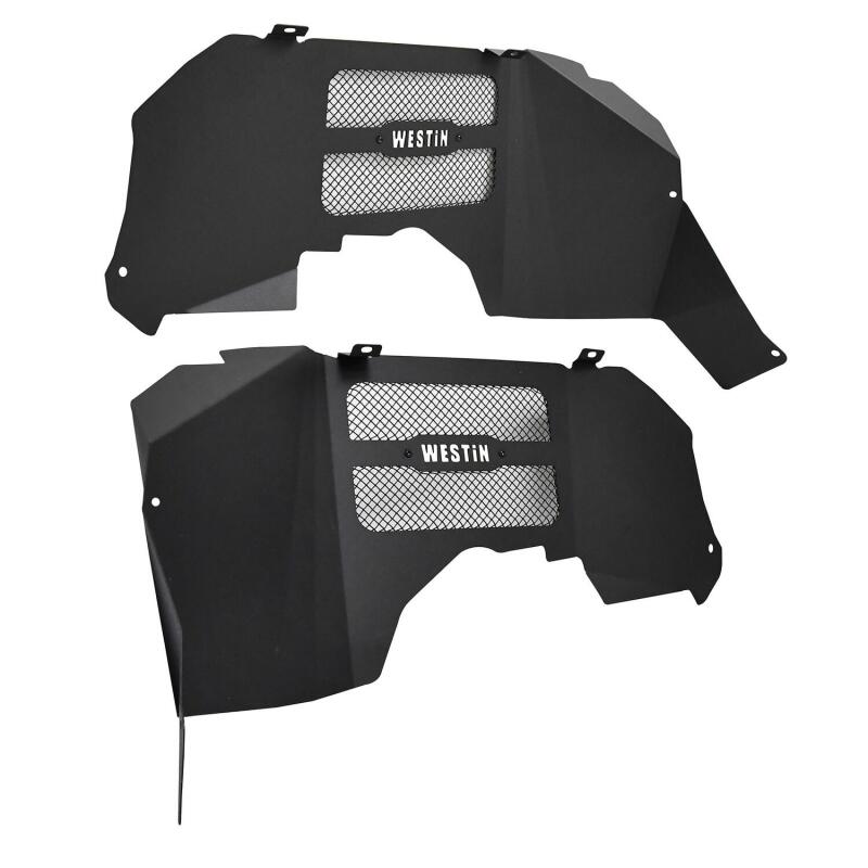 Westin Front Inner Fenders, Textured Black, fits Jeep Wrangler