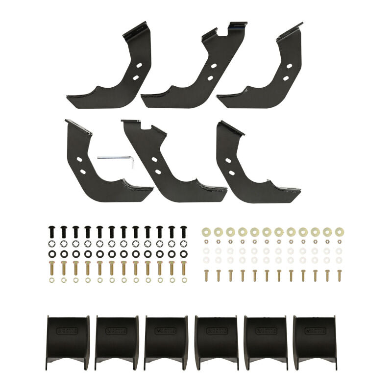 Westin PRO TRAXX 5 Oval Nerf Step Bars, Semi-Gloss Black, fits Toyota 4Runner