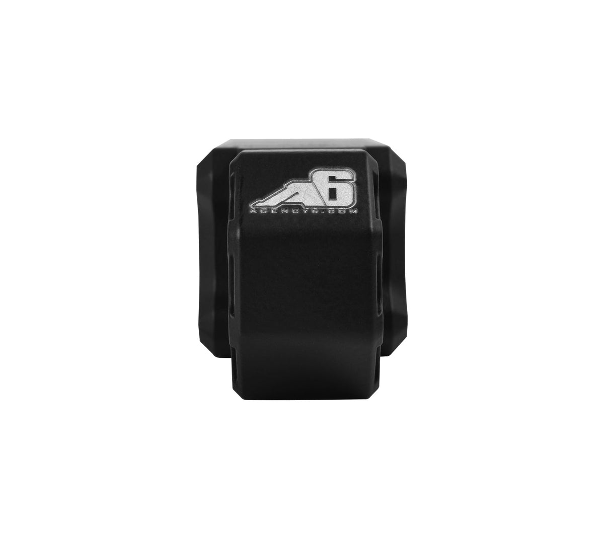 Agency 6 1.25 inch shackle block assembly in black for universal fit