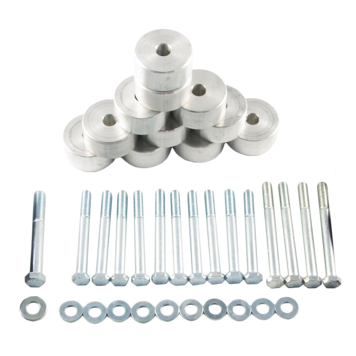 M.O.R.E. 1 inch aluminum body lift for Jeep CJ5 and CJ7 1976-1979