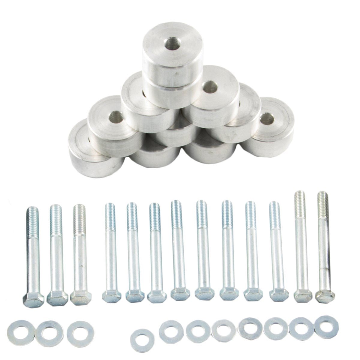 M.O.R.E. 1 inch aluminum body lift for Jeep CJ5 and CJ7 1980-1986