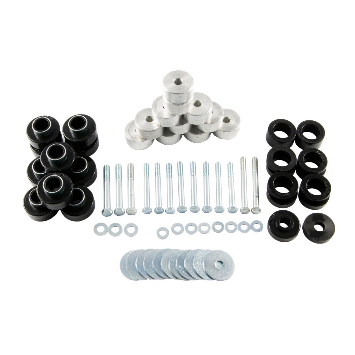 M.O.R.E. 1 inch body lift and poly body mounts for Jeep CJ5 and CJ7 1980-1986