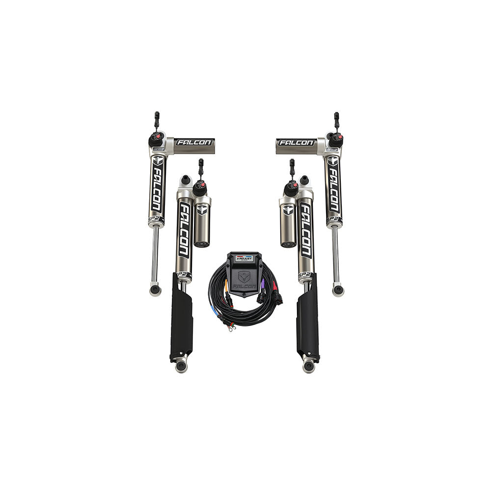 JL 2dr: Falcon SP2 3.5 e-Adjust Piggyback Shock Kit (0-1.5" Lift)