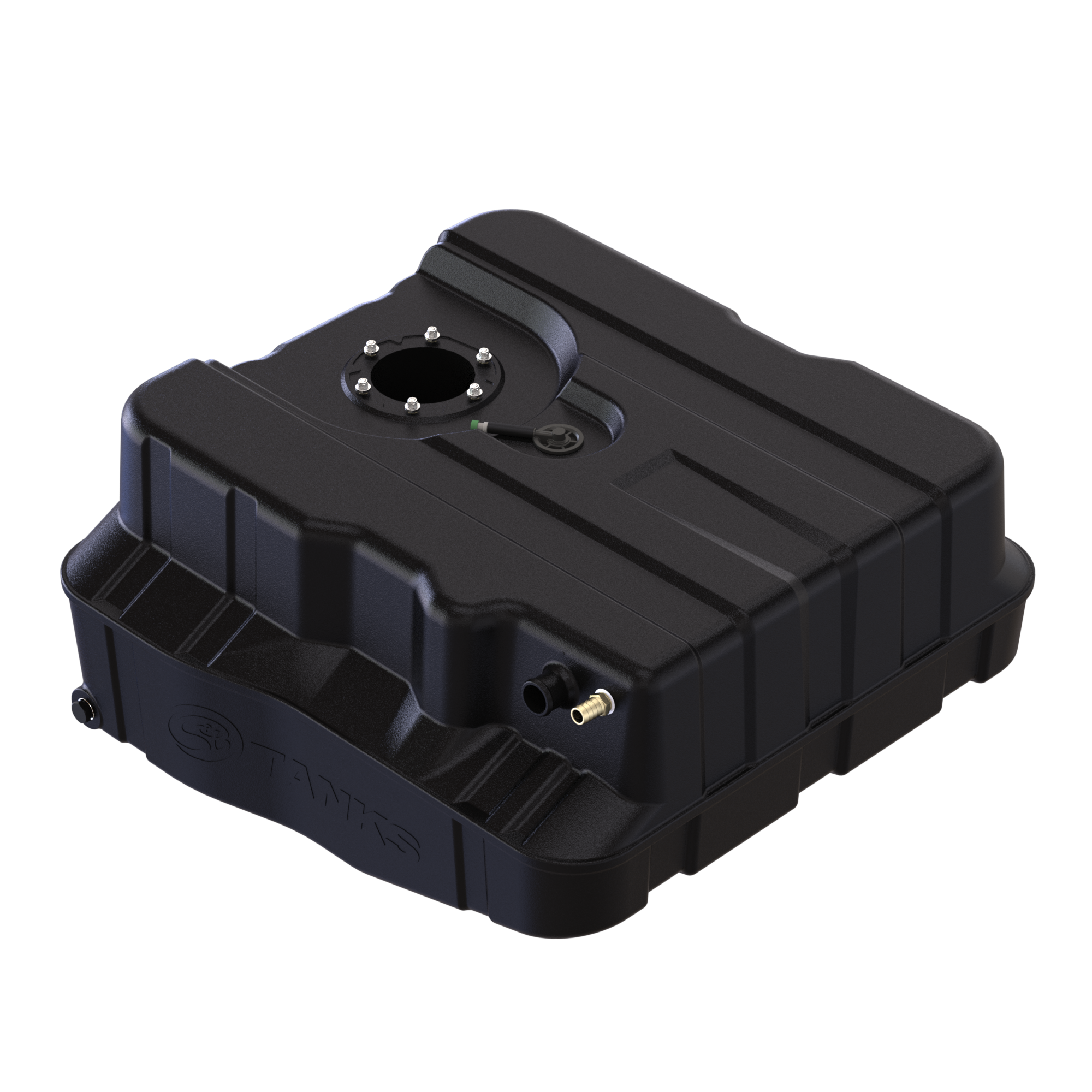 S&B 40 Gallon (After Axle) High-Capacity Fuel Tank 2000-2010 Ford Powerstroke 7.3L, 6.0L, 6.4L F-350, F-450, F-550 Cab Chassis
