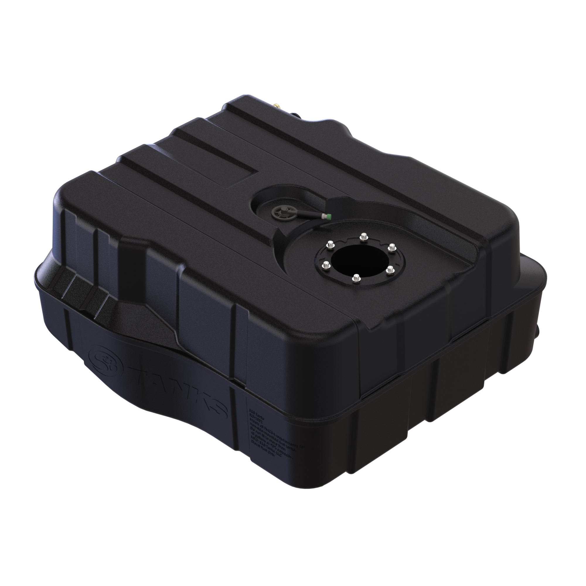 S&B 40 Gallon (After Axle) High-Capacity Fuel Tank 2000-2010 Ford Powerstroke 7.3L, 6.0L, 6.4L F-350, F-450, F-550 Cab Chassis