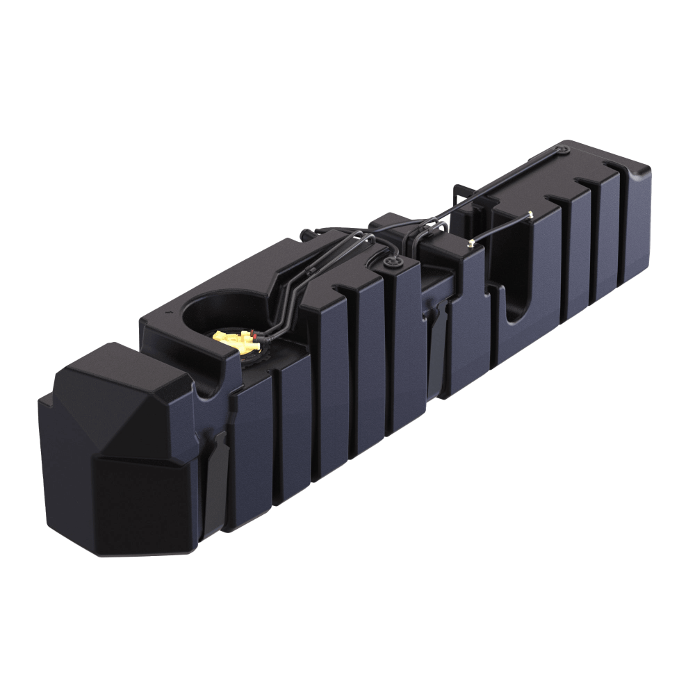 S&B 64 Gallon High-Capacity Fuel Tank for 2011-19 Chevy Silverado 2500/3500 and GMC Sierra 2500/3500 Crew Cab Long Bed 6.6L