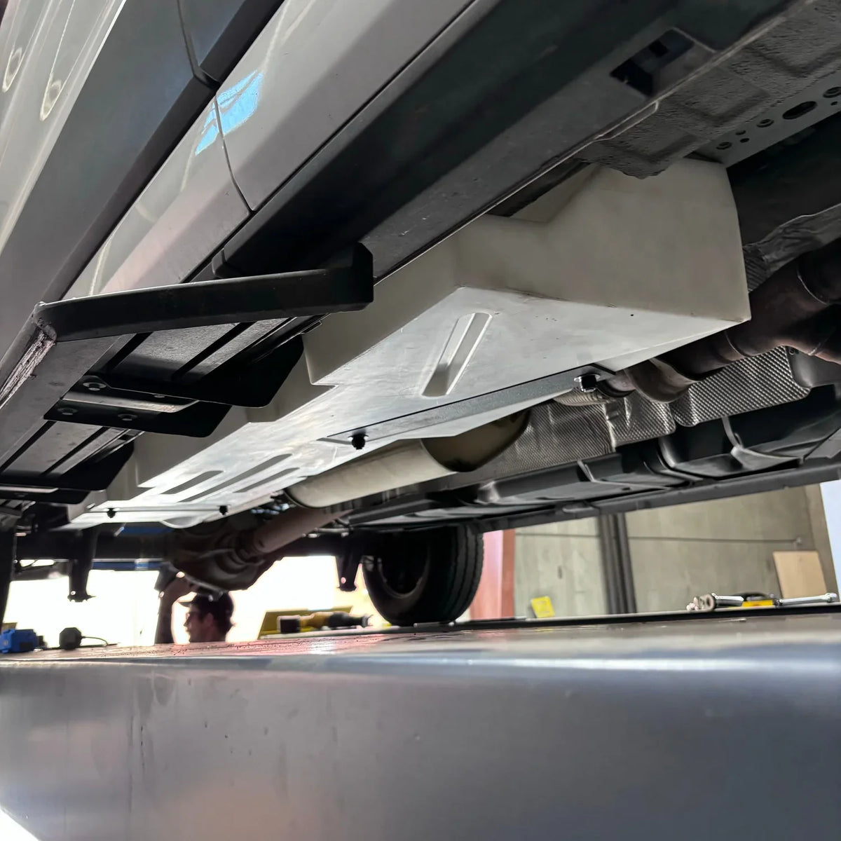 S&B 20 gallon passenger side undercarriage water tank for 2015-2026 Ford Transit