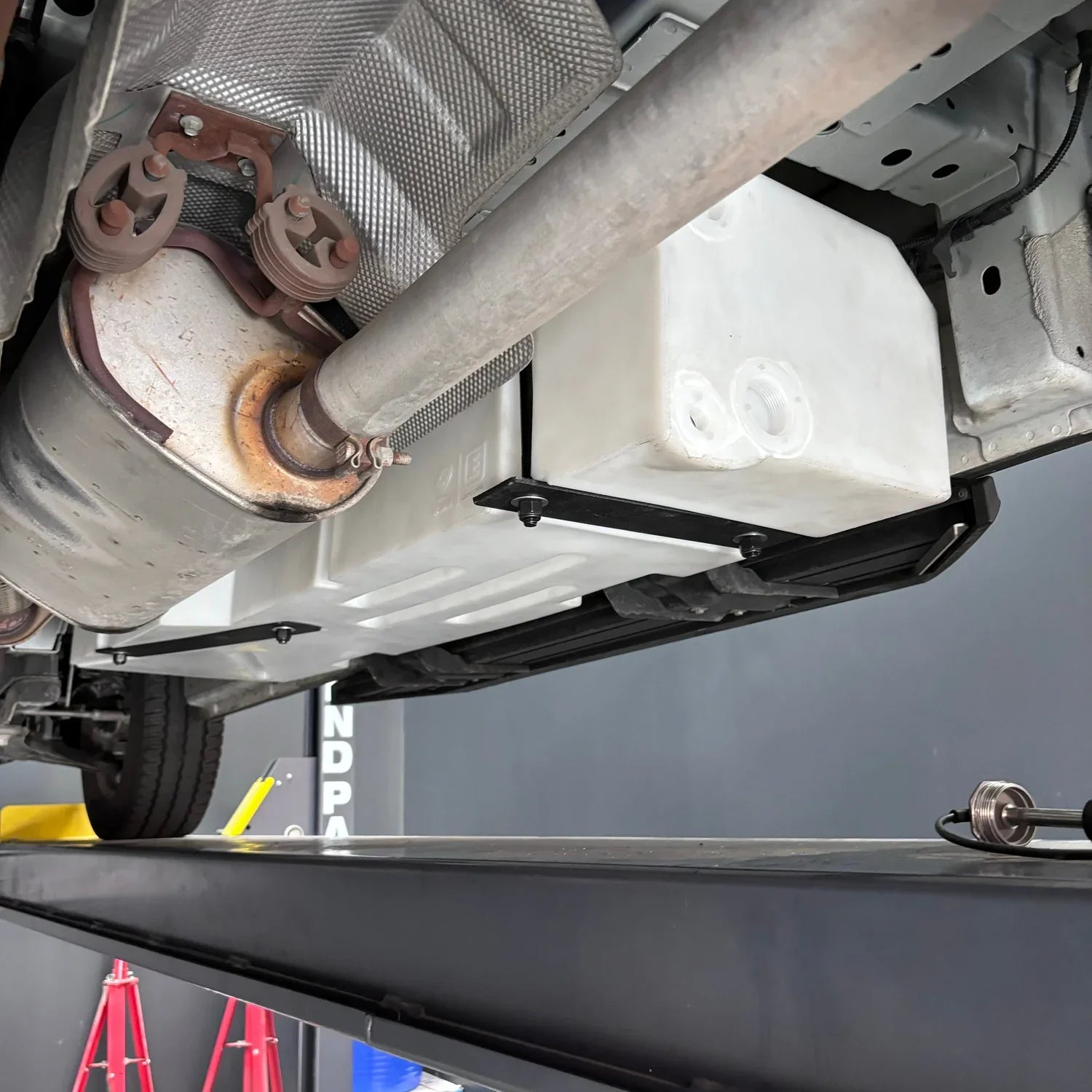 20 Gallon Passenger Side Undercarriage Fresh/Grey Water Tank for 2015-2026 Ford Transit 148" & 148" EXT