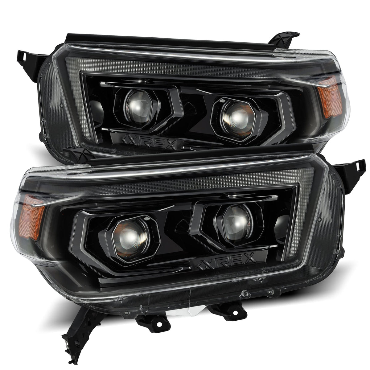 AlphaRex LUXX-Series LED Projector Headlights for Toyota 4Runner - Alpha-Black