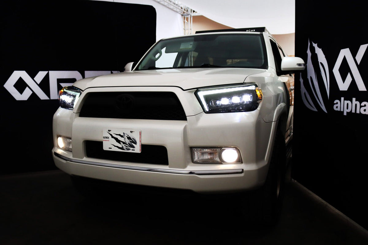 AlphaRex NOVA-Series LED Projector Headlights for Toyota 4Runner - Black