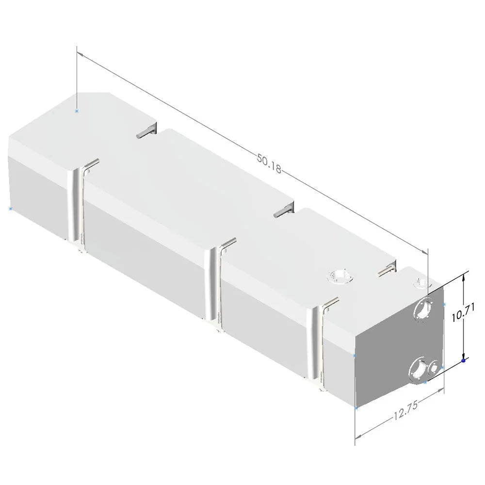 22 Gallon Driver Side Undercarriage Fresh Water Tank 2007-2026 Mercedes Sprinter 144" & 170" Wheelbase