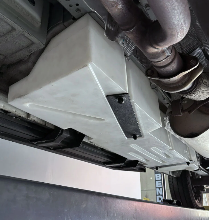20 Gallon Passenger Side Undercarriage Fresh/Grey Water Tank for 2015-2026 Ford Transit 148" & 148" EXT