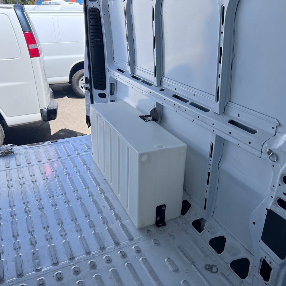 39 Gallon Wheel Well Water Tank For 2013-2026 Dodge / Ram Promaster 1500, 2500, 3500 136", 159", And 159" EXT (Both Sides)
