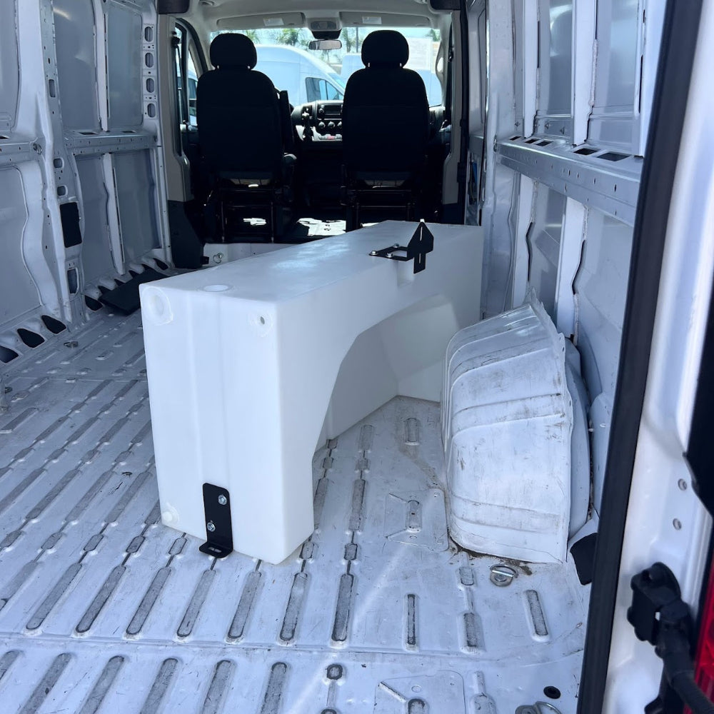 39 Gallon Wheel Well Water Tank For 2013-2026 Dodge / Ram Promaster 1500, 2500, 3500 136", 159", And 159" EXT (Both Sides)
