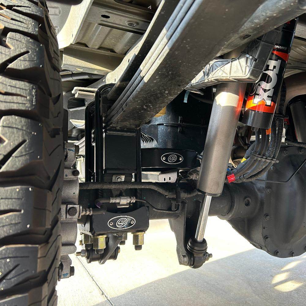 Under Axle Bar Mount, 3 1/2in & 4in Axle, U-Bolts Down