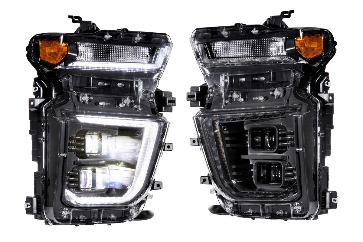 Morimoto XB Hybrid LED headlights for Chevy Silverado HD