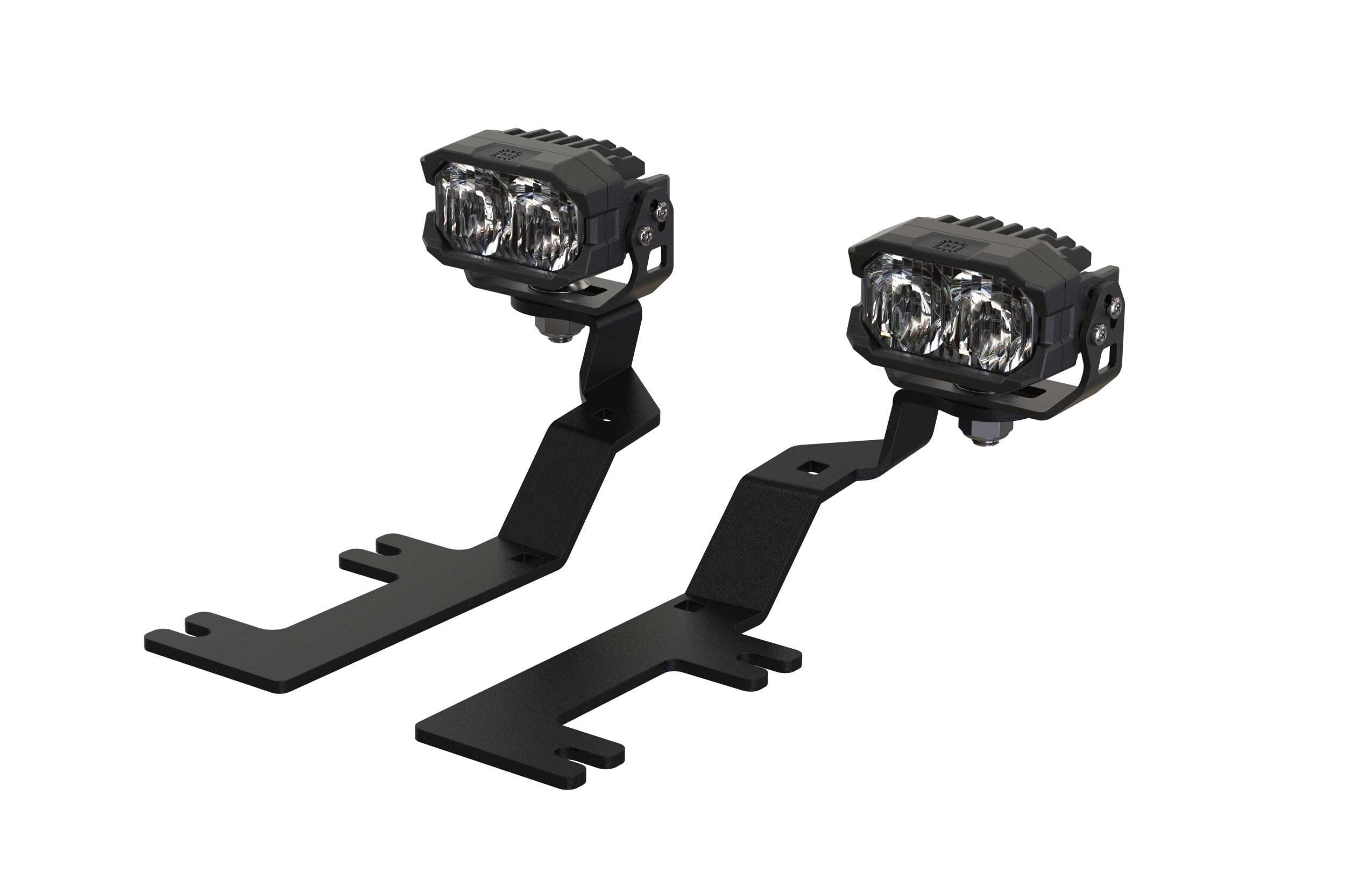 Morimoto GMC Sierra (14-18) 1500 2Banger LED Ditch Light System