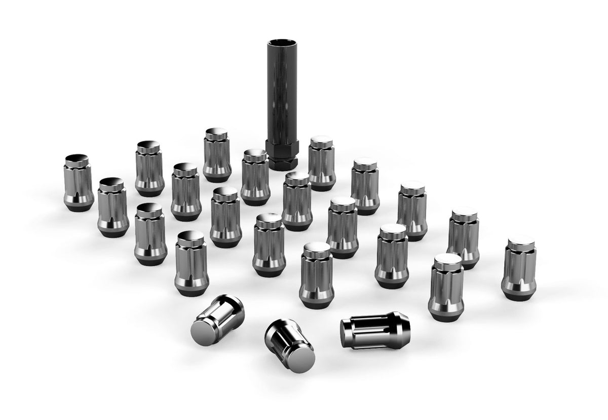 TeraFlex Spline Drive Lug Nut Kit - 1/2"x20 - Chrome - 23 Pcs