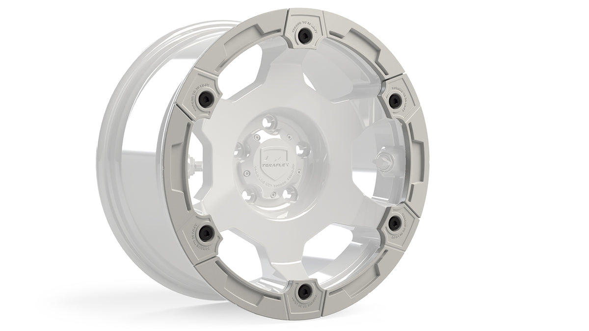 TeraFlex Modular Rash Ring Kit W/ Hardware - White (6-Spoke)
