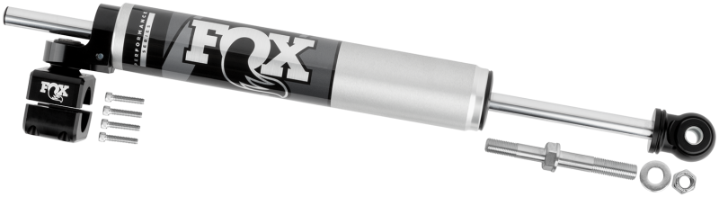 FOX 2.0 Performance Series Through-Shaft Steering Stabilizer (1-1/2 in. Tie Rod), fits Jeep Wrangler