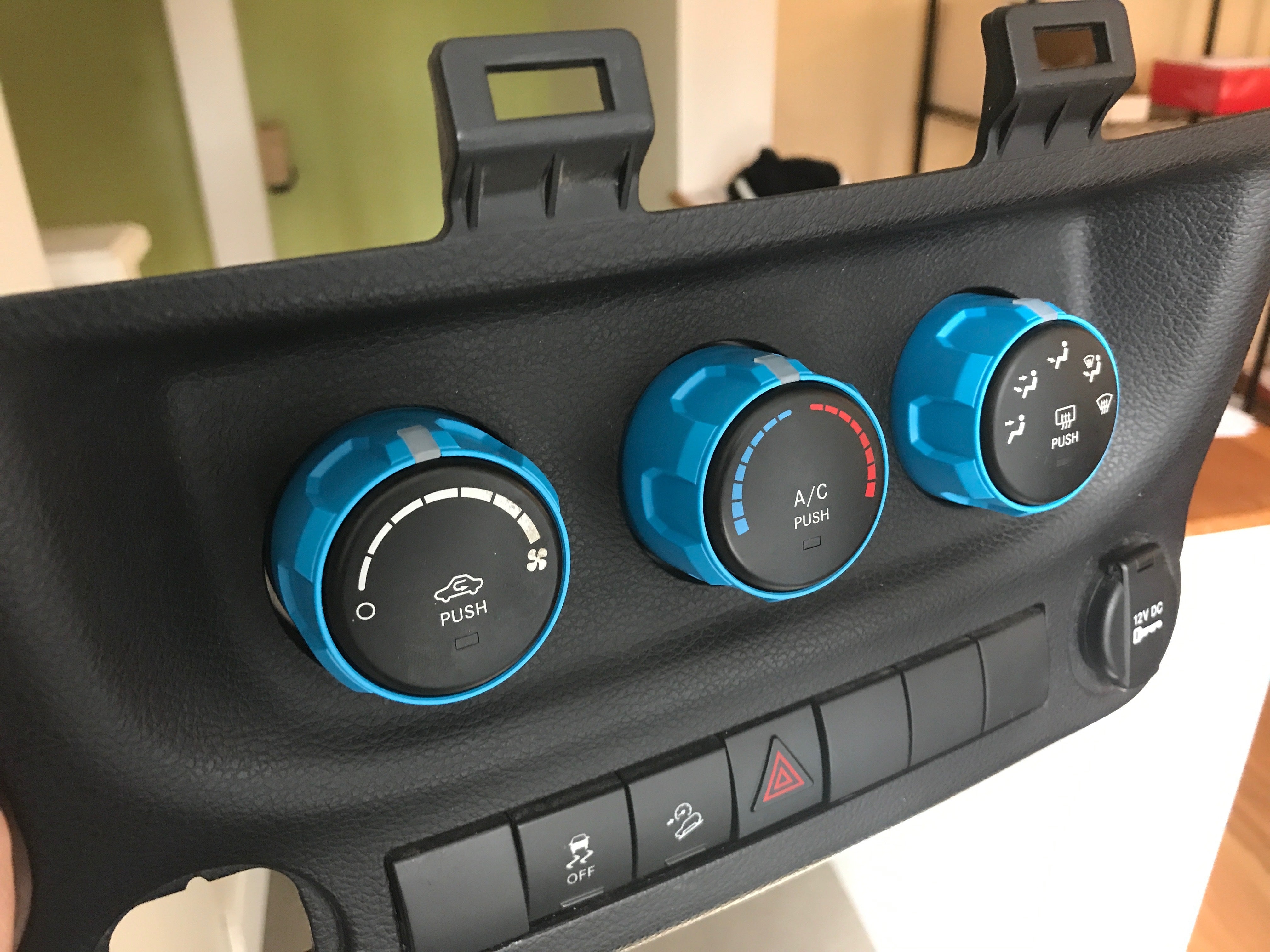 Climate Knobs (2011-2018 Wrangler JK) - Replacement Climate Control Knob Set