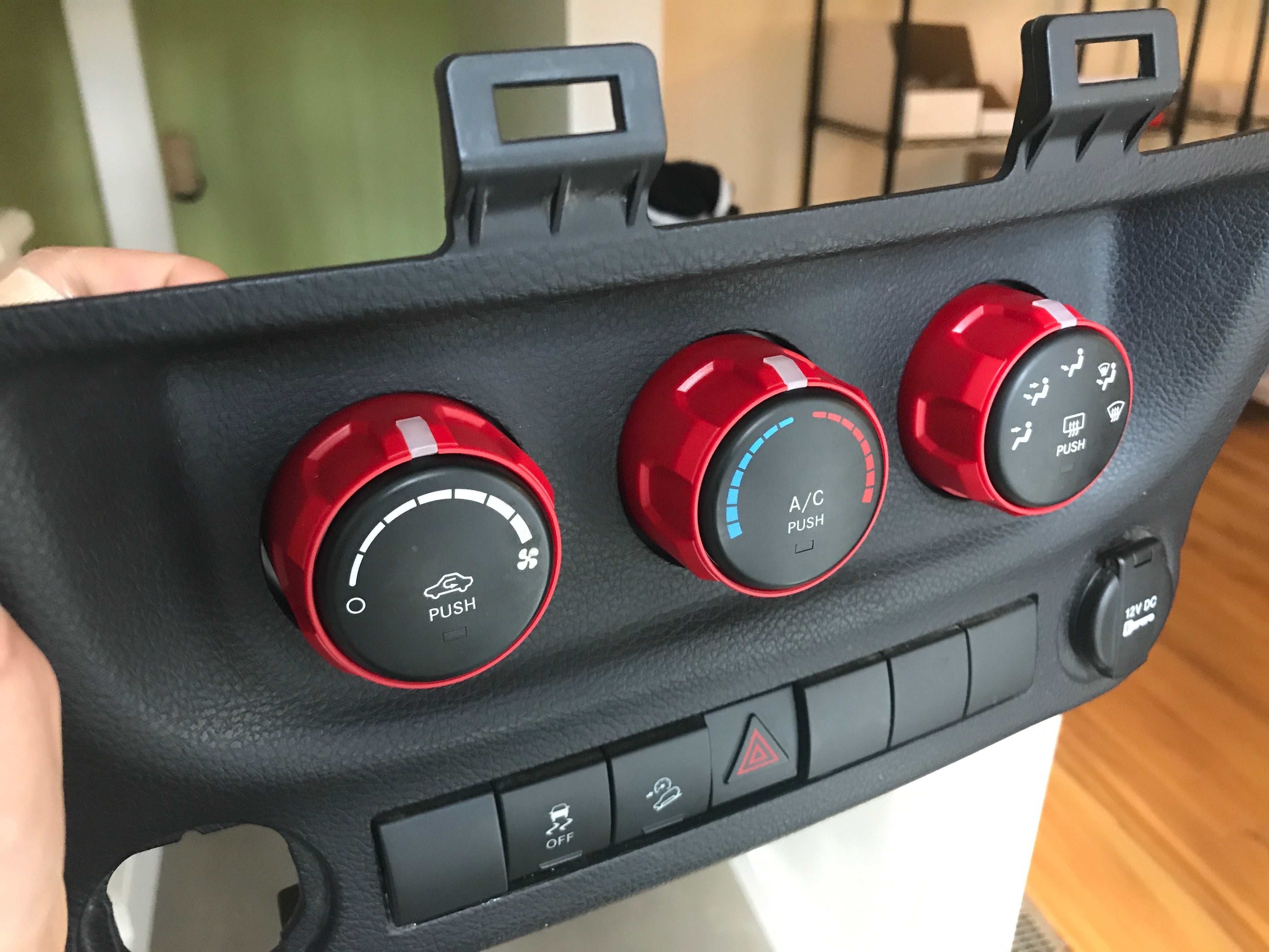 Climate Knobs (2011-2018 Wrangler JK) - Replacement Climate Control Knob Set