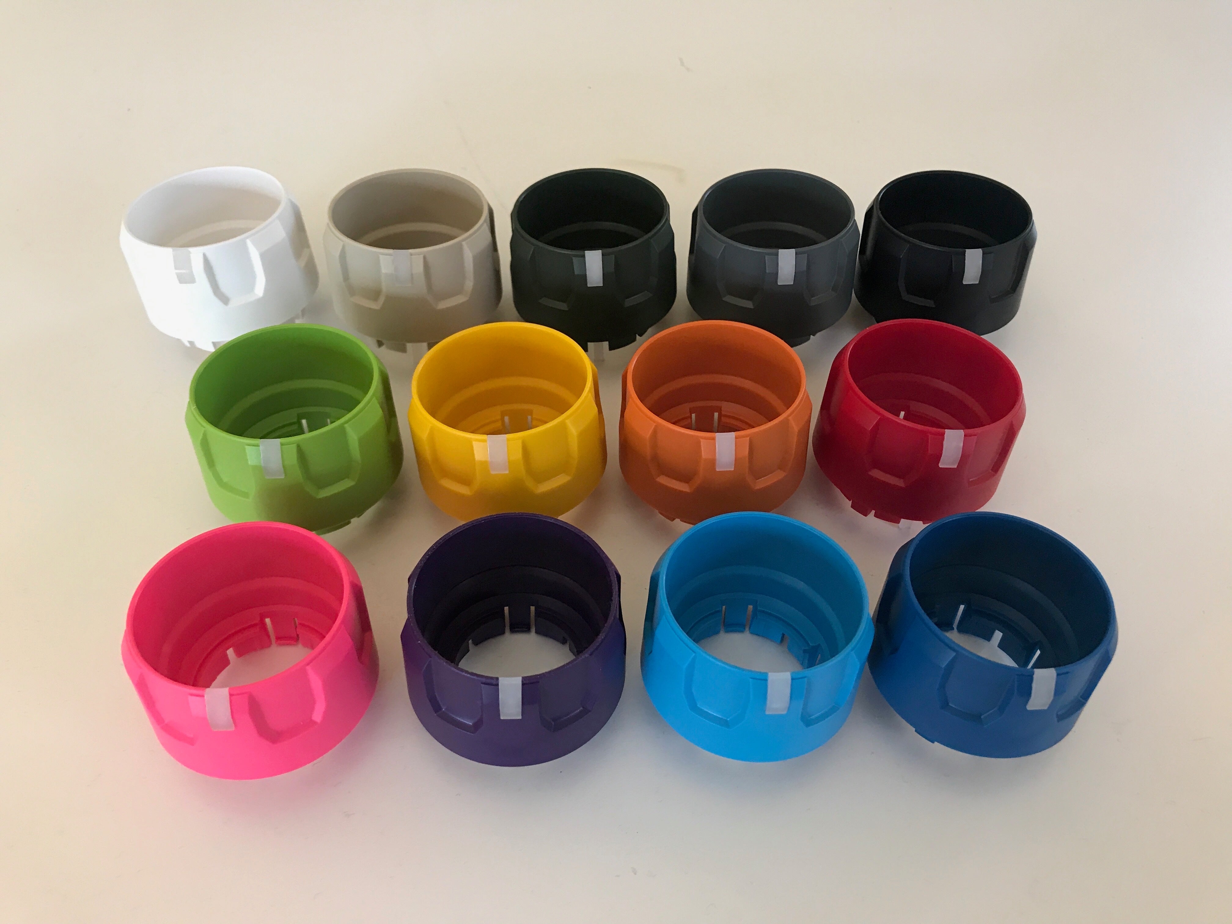 Climate Knobs (2011-2018 Wrangler JK) - WHITE