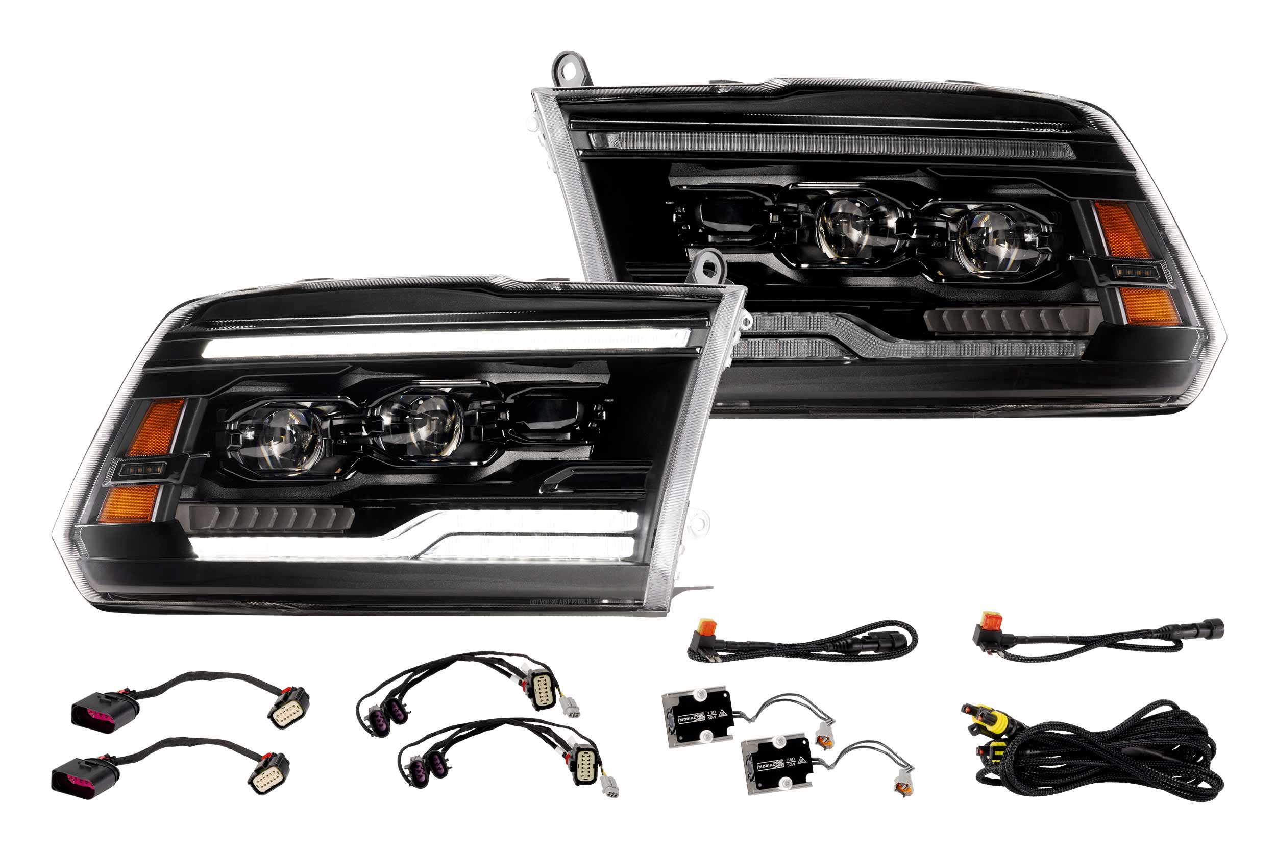 Morimoto Ram 1500 Classic (19-24) XB Evo Hybrid LED Headlights