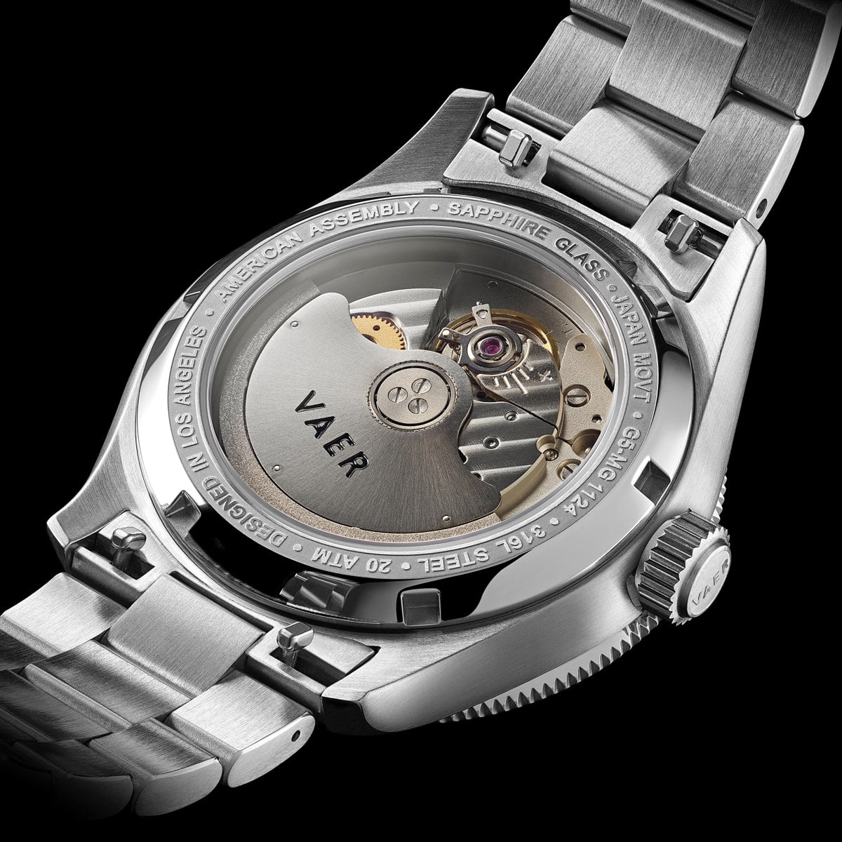 VAER G5 Meridian Green GMT Mens Watch - 39mm USA