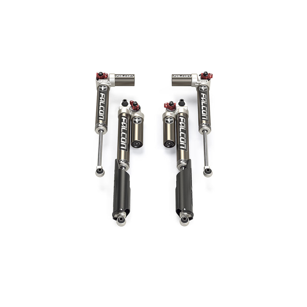 JL EcoDiesel/4xe/392: Falcon 3.3 SP2 Fast Adjust Piggyback Shock Kit (0-1.5")