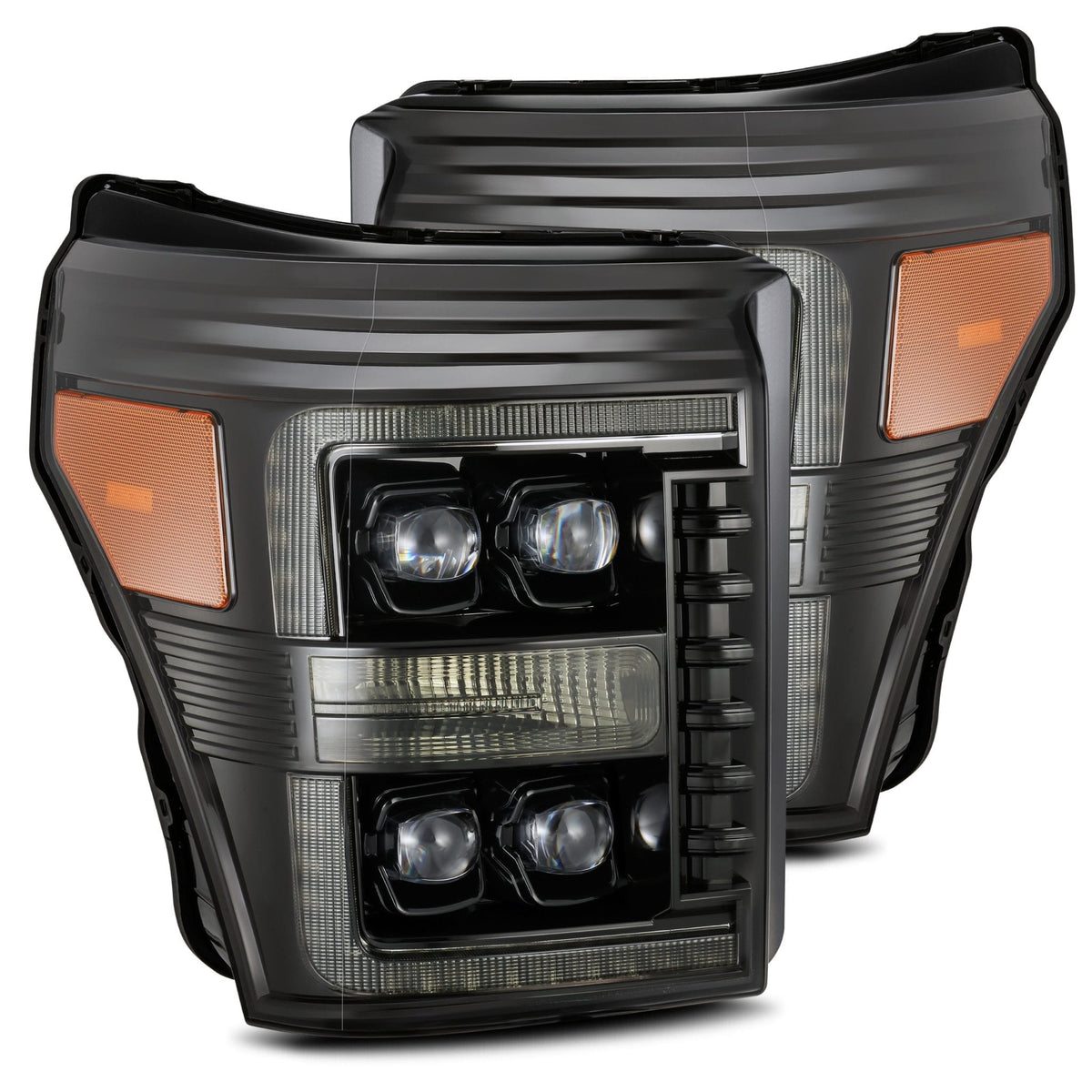 AlphaRex NOVA-Series LED Projector Headlights for Ford Super Duty - Alpha-Black