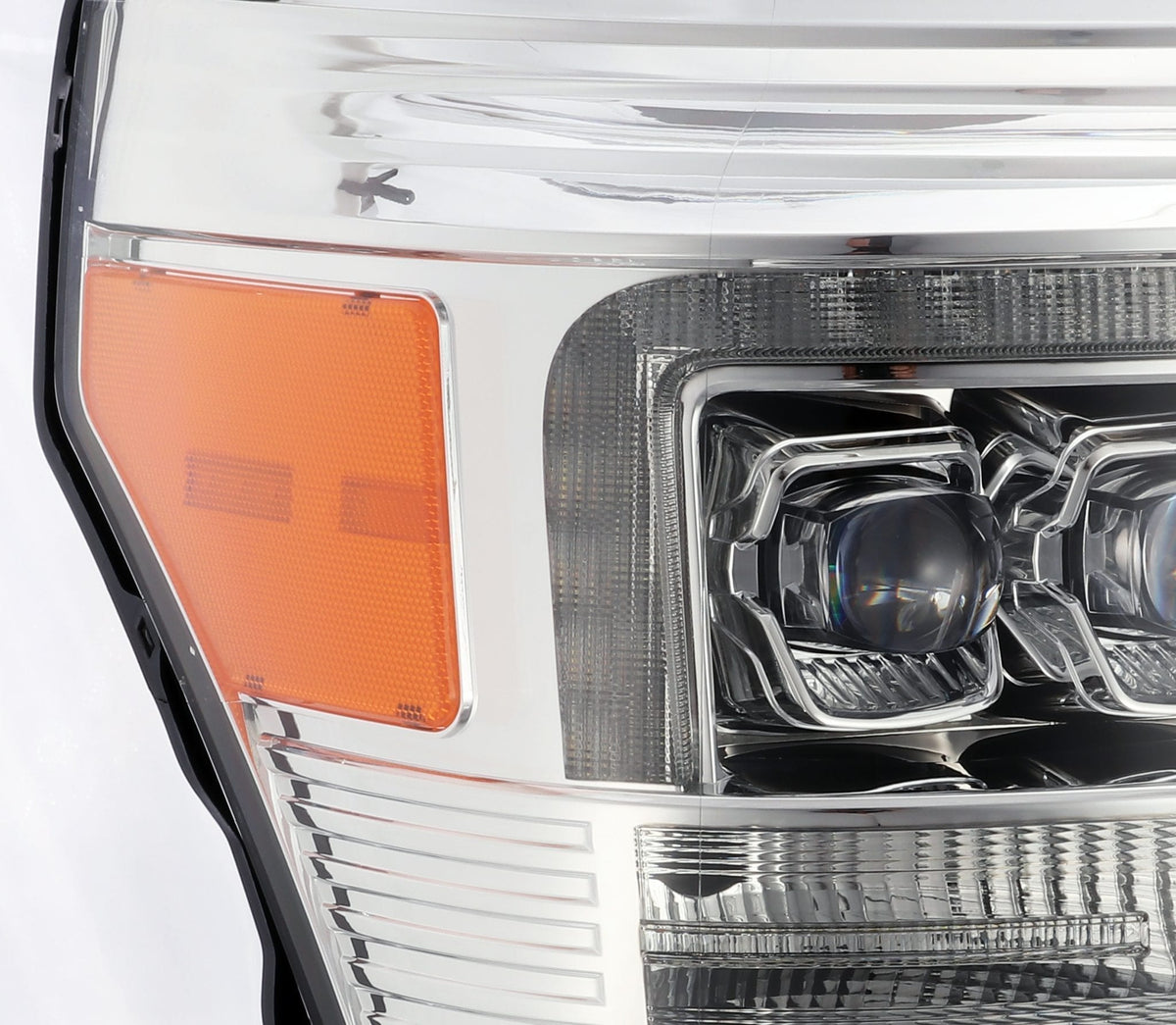 AlphaRex NOVA-Series LED Projector Headlights for Ford Super Duty - Chrome