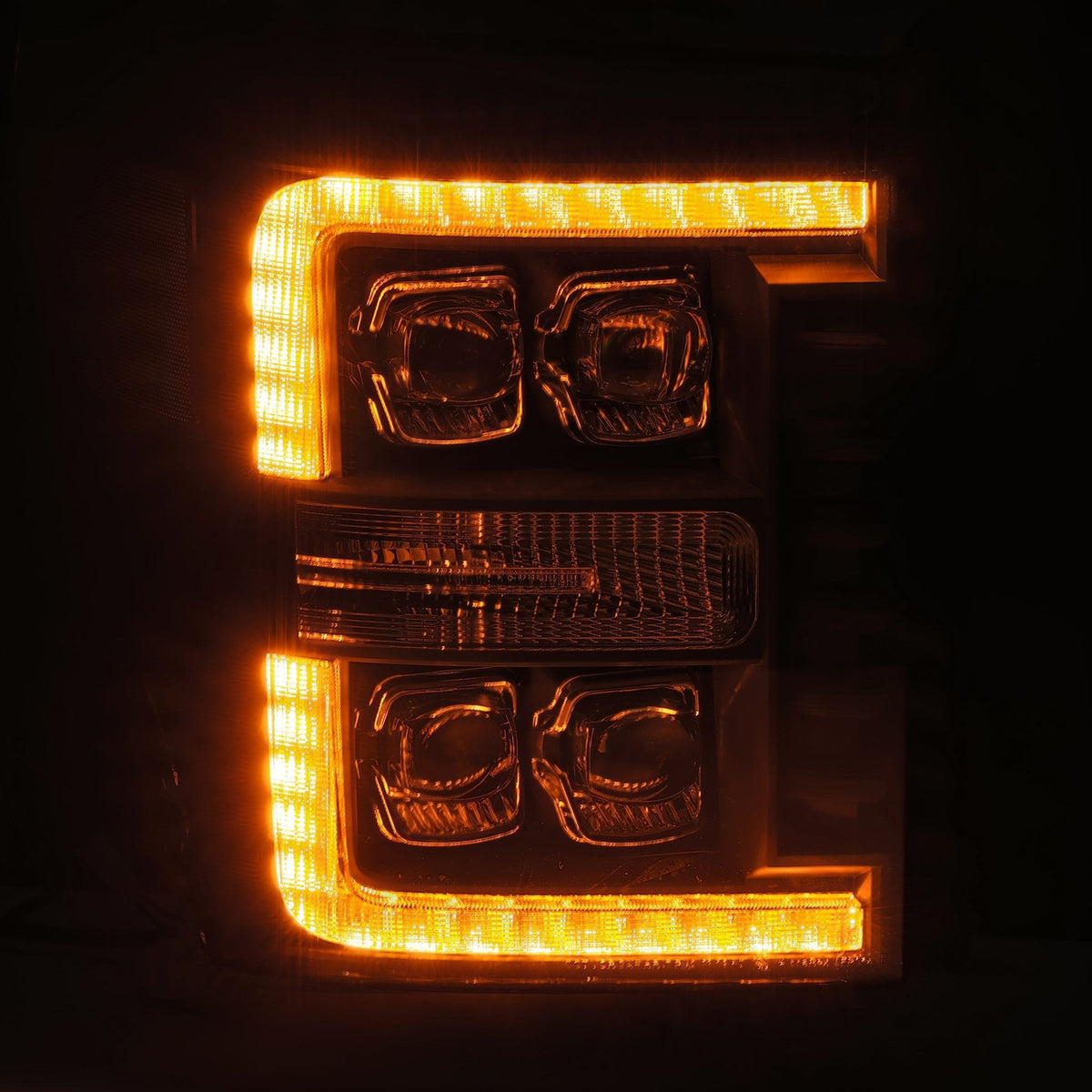 AlphaRex NOVA-Series LED Projector Headlights for Ford Super Duty - Chrome