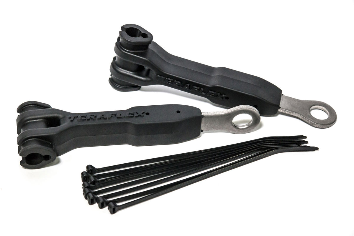 TeraFlex brake line anchor kit with 1 mounting hole, universal fit