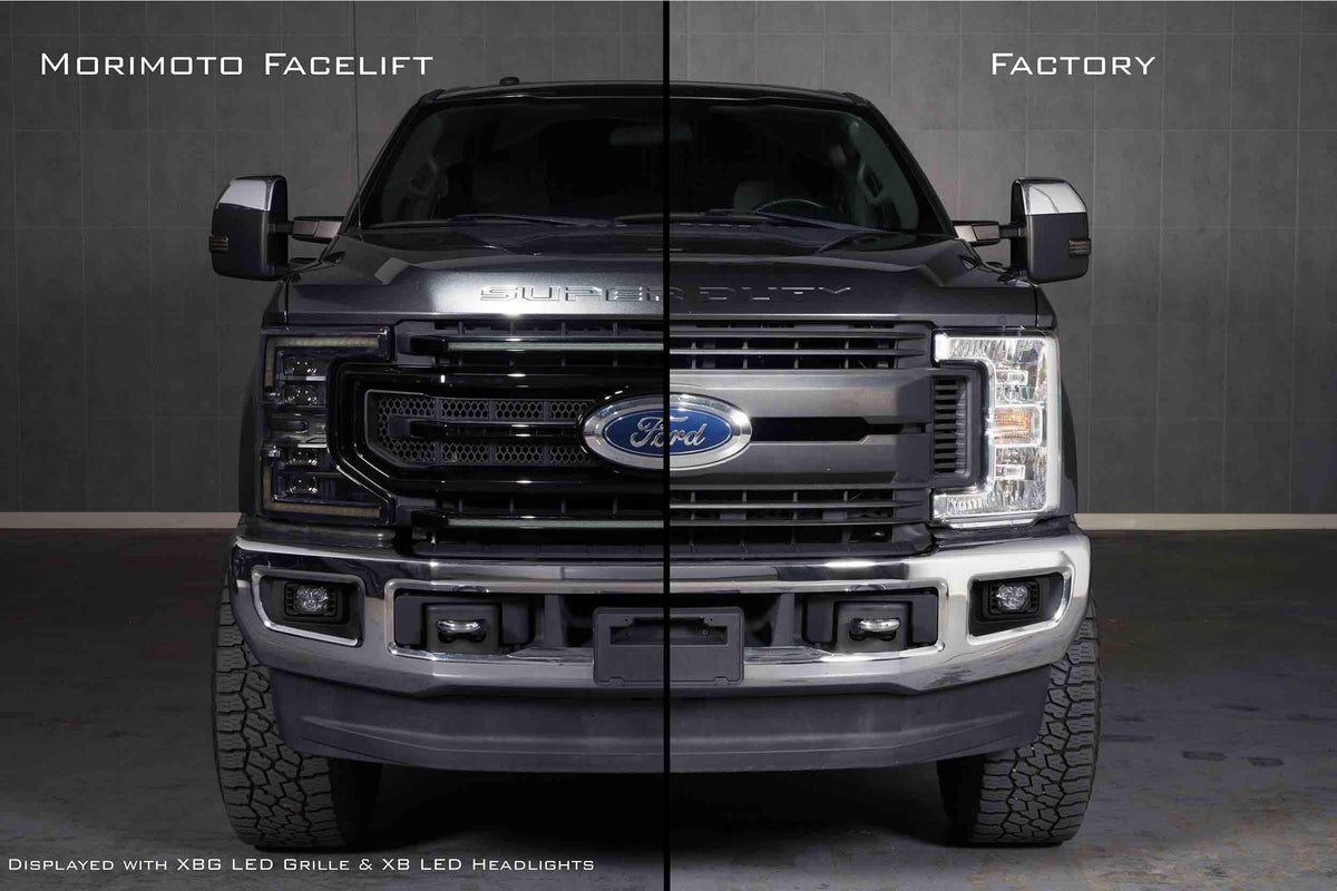 Morimoto Ford Super Duty Facelift Kit 17-19 to 20-22 Front End