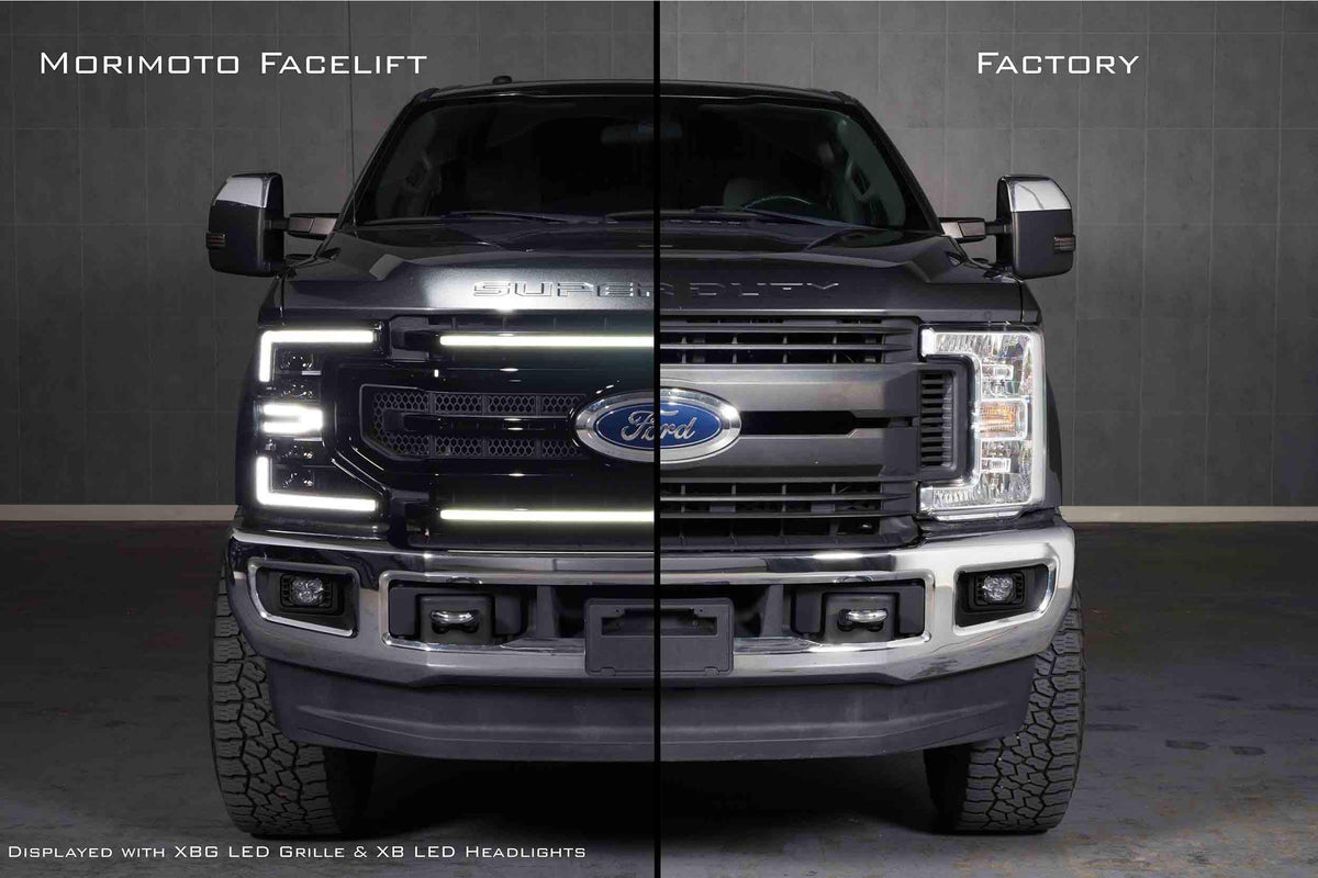 Morimoto Ford Super Duty Facelift Kit 17-19 to 20-22 Front End