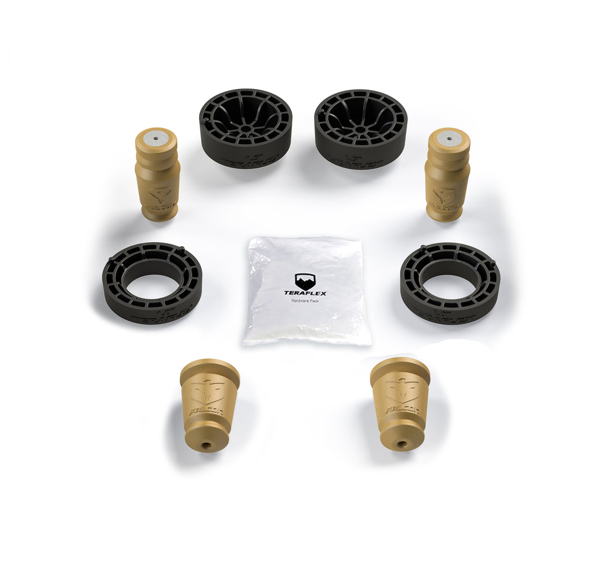 TeraFlex JL 2dr: 1.5" Sport ST1 Spacer Lift System - No Shocks