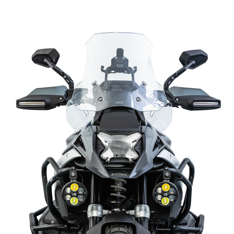 LOBOO Touring Windshield for BMW R1300GS / R1300GS Adventure – Optical-Grade Polycarbonate, Scratch-Resistant