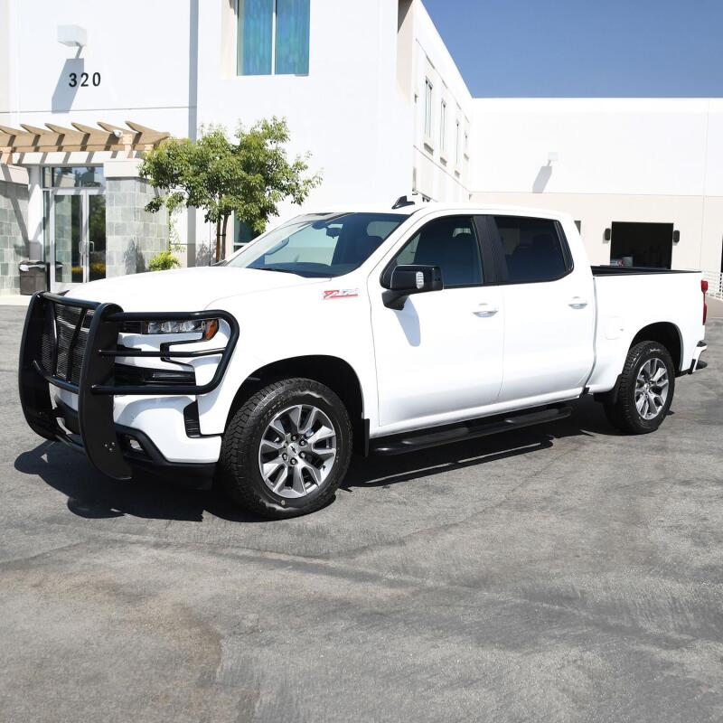 Westin Platinum 4 Oval Nerf Step Bars, Crew Cab, fits Chevy Silverado 1500
