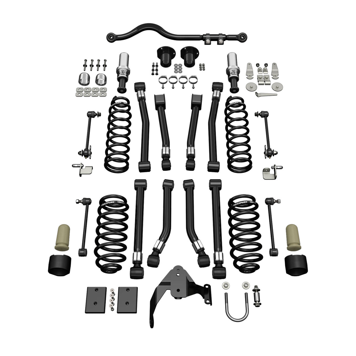 TeraFlex 3" Alpine CT3 Short Arm without shocks for Jeep Wrangler JK 2-door 2007-2018