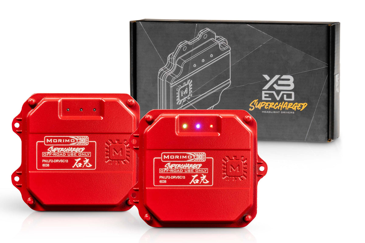 Morimoto Supercharged drivers for 2018-2020 Ford F-150 XB Evo headlights