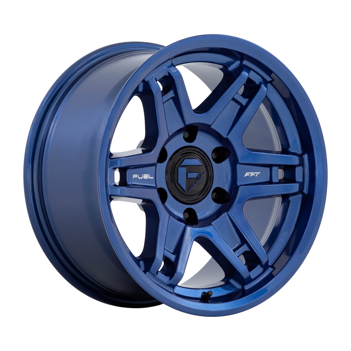 Fuel Slayer D836 Dark Blue wheel, multiple bolt patterns