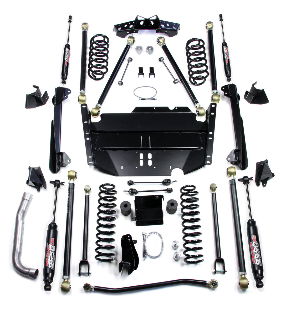 TeraFlex 5" Pro LCG long arm suspension system with 9550 VSS shocks for Jeep Wrangler Unlimited LJ 2004-2006
